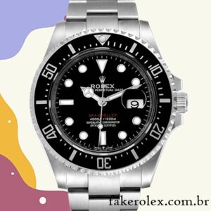 Rolex Sea-Dweller masculino M126600-0002 43mm Tom prata pulseira de ostra